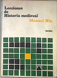 Lecciones De Historia Medieval | 7587 | Riu Riu Manuel