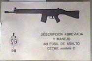 Descripcion abreviada y manejo del Fusil de Asalto. CETME mod.C | 188170 | industrias militares, Empresa nacional Santa Barbara