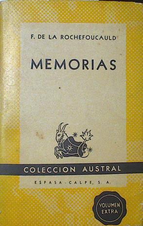 Memorias | 121553 | Duque, François de la Rochefoucauld/Traductor Cipriano Rivas Cherif