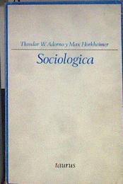 Sociología | 184149 | Adorno, Theodor/Horkheimer, Max