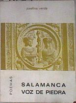 Salamanca voz de piedra Poemas | 183400 | Josefia Verde