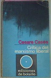 Crítica Del Marxismo Liberal | 55543 | Cases Cesare