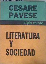 Literatura y sociedad | 182938 | Pavese, CEsare