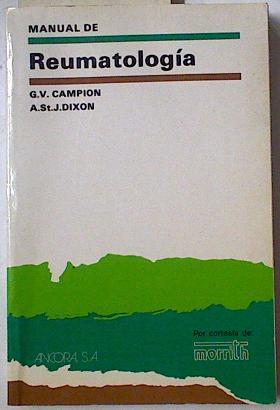 Manual de reumatología | 128695 | Campion, G.