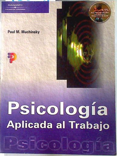 Psicología aplicada al trabajo | 133911 | Muchinsky, Paul
