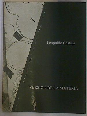 Versión de la materia | 130922 | Castilla Raspa, Leopoldo