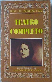 Teatro completo | 122364 | Espronceda, José de