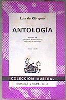 Gongora: Antología | 187832 | Góngora y Argote, Luis de