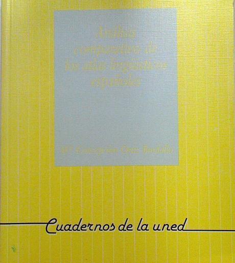 Análisis comparativo de los atlas lingüísticos españoles | 121427 | Ortiz Borballo, María Concepción