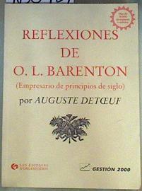 Reflexiones de O.L. Barenton: Empresario de principios de siglo | 160127 | Detoeuf, Auguste