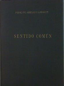 Sentido Común | 60398 | Arregui Y Sabarte Pedro