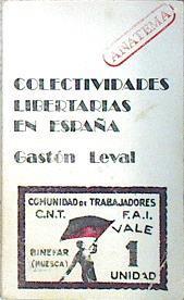Colectividades Libertarias En España | 59611 | Leval Gastón