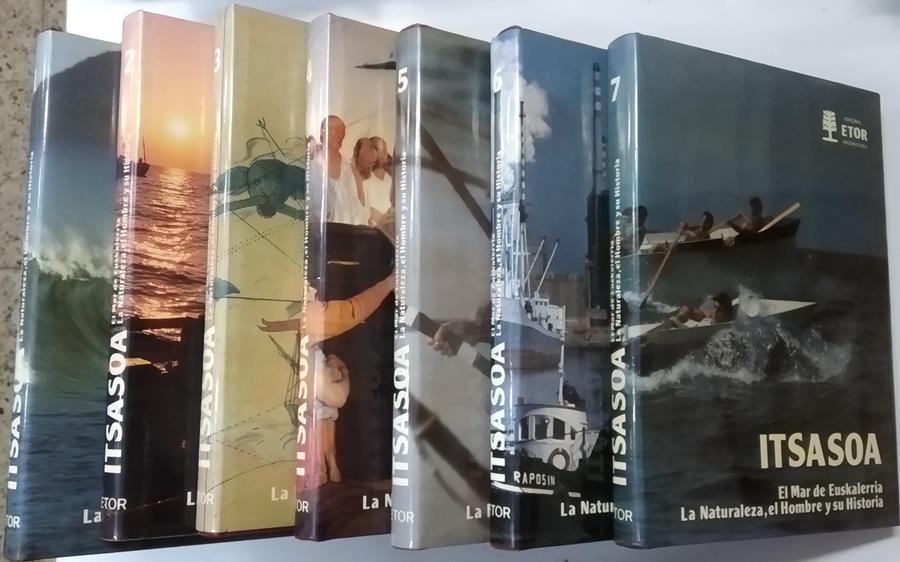 Itsasoa. El mar de Euskalerria , la naturaleza, el hombre y su historia. 7 Tomos obra completa | 75035 | Enrique Ayerbe
