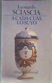 A Cada Cual Lo Suyo | 1816 | Sciascia, Leonardo