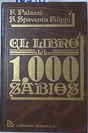 El Libro de los mil sabios | 76530 | Palazzi, F./Spaventa Filippi, S.