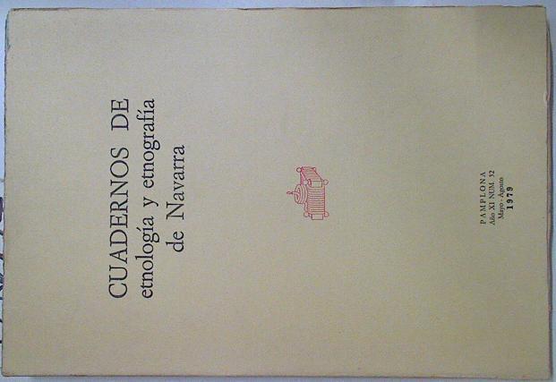 Cuadernos de etnología y etnografía de Navarra Nº 32 | 128607 | V.A.