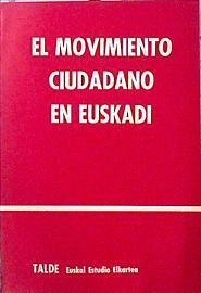 El Movimiento ciudadano en Euskadi | 139283 | Andrés, Juanjo de/Maisuetxe, José Antonio