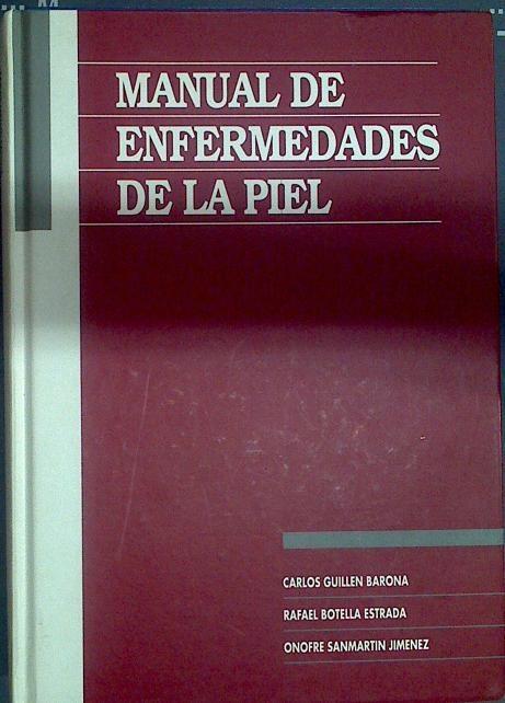 Manual Janssen de enfermedades de la piel | 117823 | Guillén Barona, Carlos/Botella Estrada, Rafael/Sanmartín Jiménez, Onofre