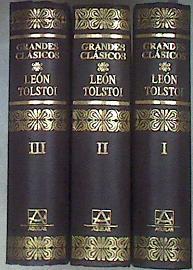 León Nikolaievich Tolstói Obras selectas, Tomos I, II y III | 176057 | León ( LEV) Nikolaievich Tolstói