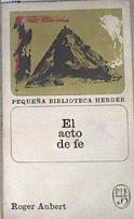 El Acto de fe | 176973 | Aubert, Roger