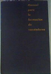 Manual Para La Formación de Vendedores | 160151 | National Society
