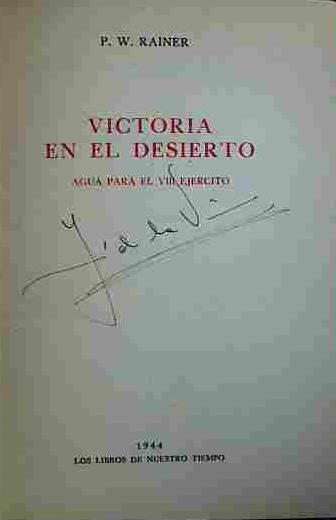 Victoria En El Desierto (Agua para el VIII Ejercito) | 40663 | Rainier, Peter W