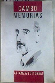Cambó: memorias (1876-1936) | 100951 | Cambó, Francesc