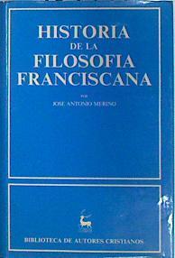 Historia de la filosofía franciscana | 137135 | Merino Abad, José Antonio