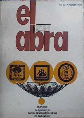 EL ABRA nº 24 Octubre 1973 Revista de la Sociedad Cultural de Portugalete | 144938 | VVAA, Sociedad Cultural de Portugalete