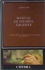 Manual de español urgente: manual de estilo de la Agencia EFE | 181576 | Agencia EFE