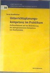 Unterrichtsplanungskompetenz im Praktikum | 173150 | Sarah Brodhäcker