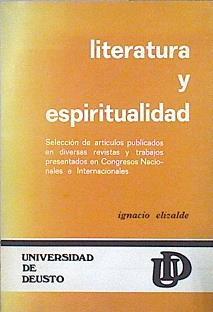 Literatura y espiritualidad | 146033 | Elizalde Armendáriz, Ignacio