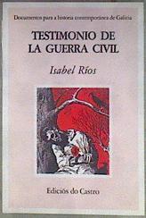 Testimonio de la guerra civil | 183940 | Ríos Lazcano, Isabel