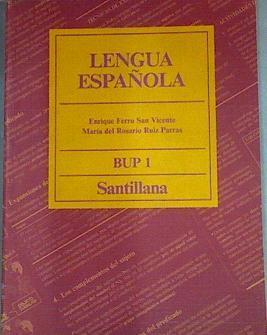 Lengua española, 1 BUP | 87557 | Enrique Ferro San Vicente/Ruiz Parras, Maria del Rosario