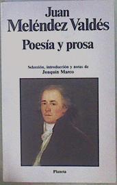 Poesía y prosa | 149653 | Meléndez Valdés, Juan