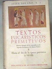 Textos eucarísticos primitivos II | 95259 | Solano, Jesús