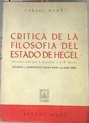 Critica de la filosofia del estado de hegel | 180218 | Carlos Marx
