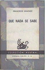 Que nada se sabe | 113688 | Francisco Sánchez