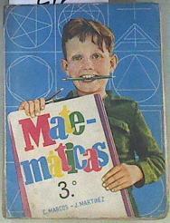 Matemáticas 3º Bachillerato álgebra y geometría | 88725 | Marcos, Constantino/Jacinto Martínez