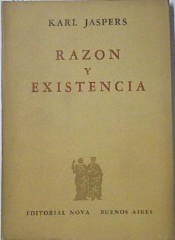 Razon y Existencía | 121336 | Karl Jaspers