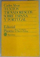 La Poesía trovadoresca en España y Portugal | 156895 | Alvar Cirlot, Carlos