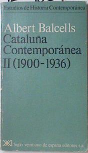 Cataluña Contemporánea II (1900-1936) | 127406 | Balcells, Albert