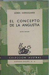 El concepto de la angustia | 150268 | Kierkegaard, Sören