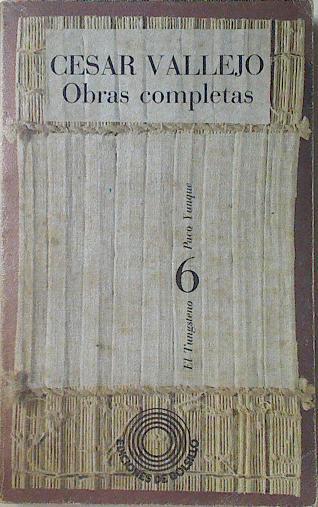 Obras completas (Tomo 6) | 106855 | Vallejo, César