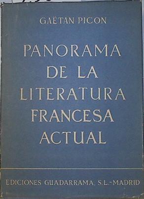 Panorama De La Literatura Francesa Actual | 65334 | Picon Gaëtan