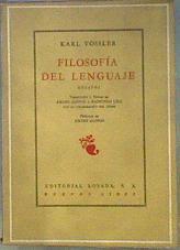 Filosofía del lenguaje. Ensayos | 184460 | Karl Vossler
