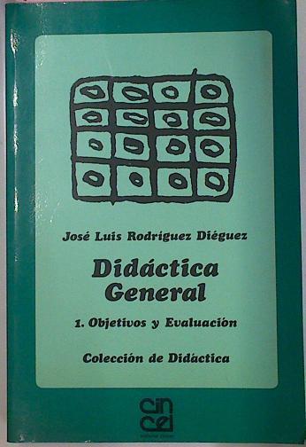 Didactica General, 1 Objetivos y evaluación | 15108 | Rodriguez Dieguez J