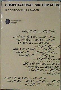 Computational Mathematics | 146728 | I A Maron, B P DEmidovich