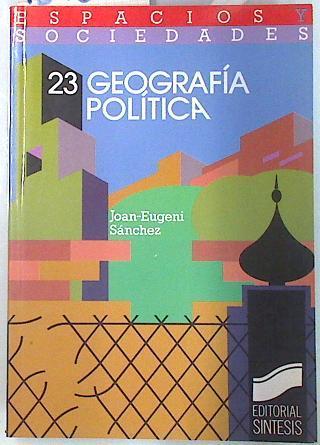 Geografía política | 134627 | Sánchez Pérez, Eugeni