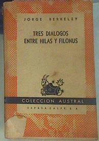 Tres diálogos entre Hilas y Filonius | 155758 | Berkeley, Jorge